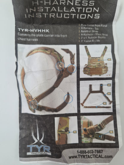 TYR pico chest rig converter BRUGT