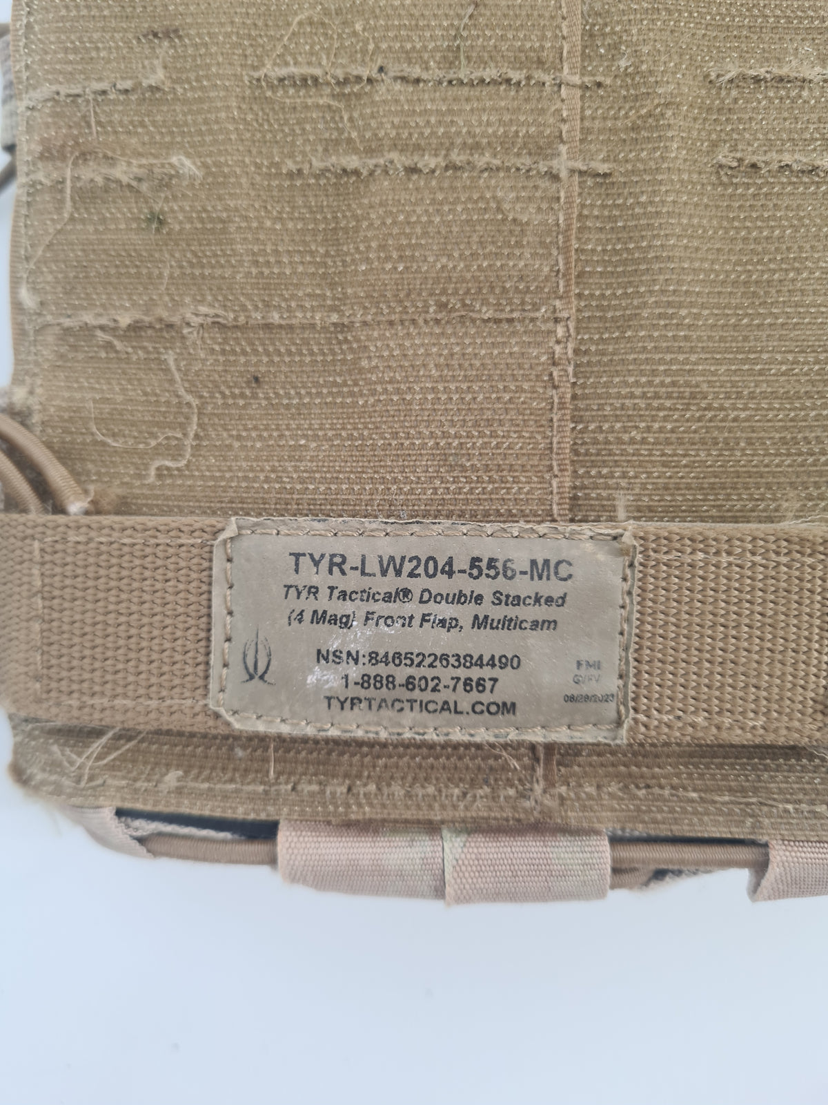 TYR tactical dubble mag front (BRUGT)