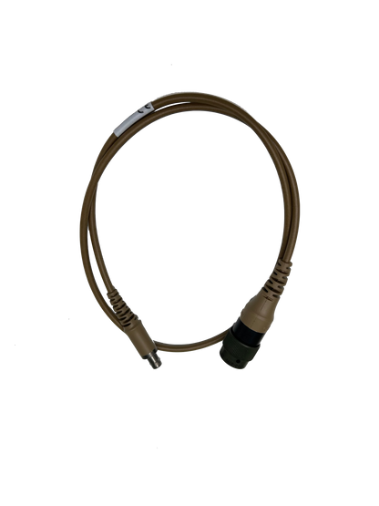 INVISIO Com Cable - CC01 - 7-pin MIL C (Bowman 344/345/ 346) - Tan - 800mm