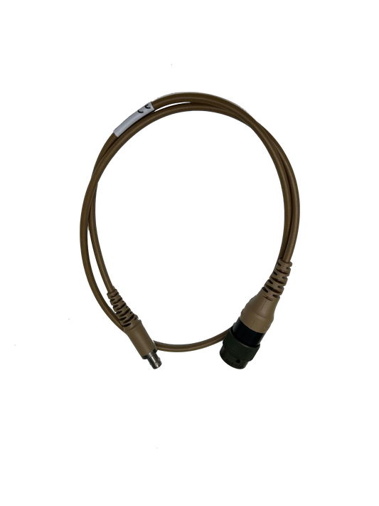 INVISIO Com Cable - CC01 - 7-pin MIL C (Bowman 344/345/ 346) - Tan - 800mm