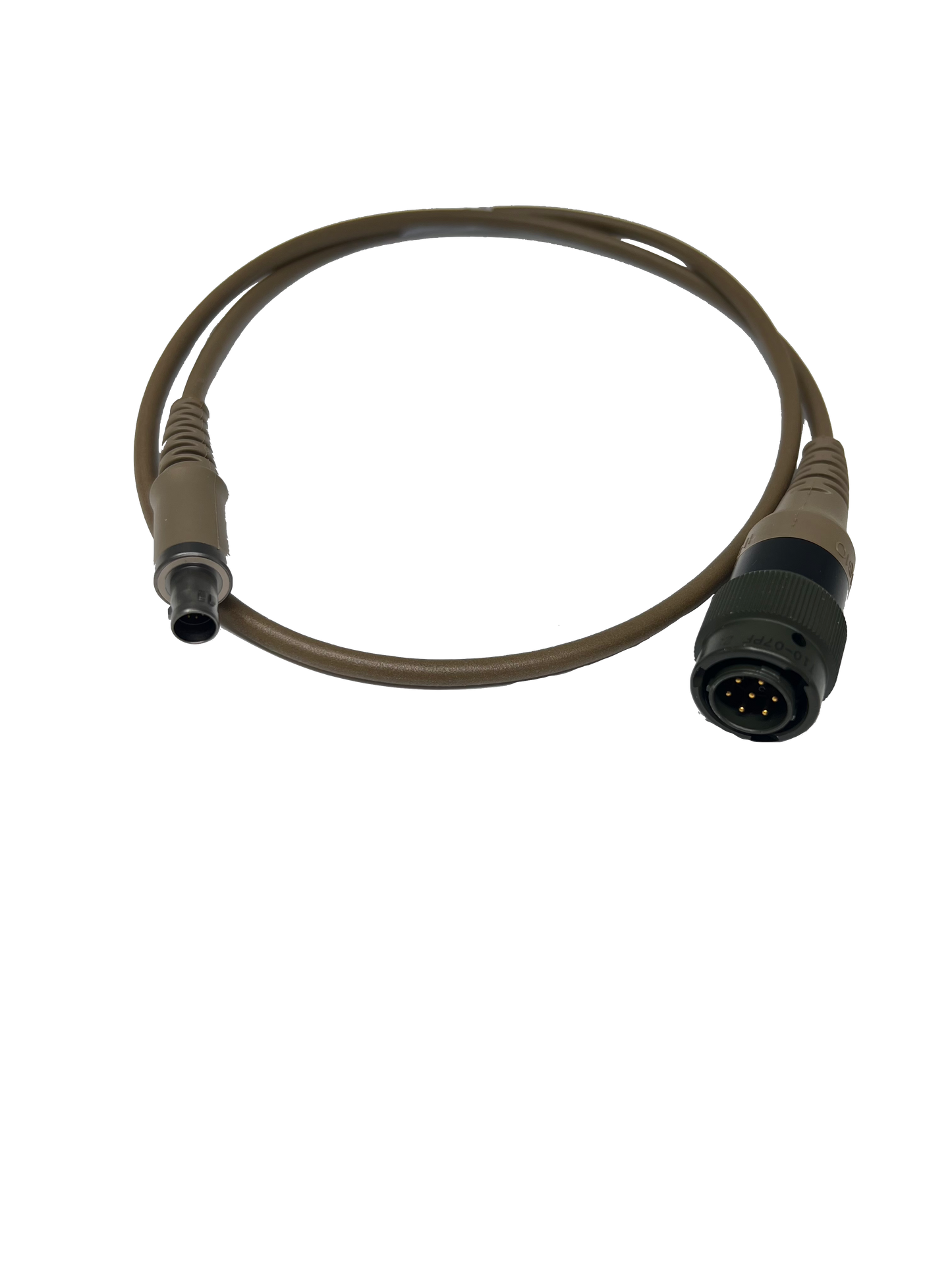 INVISIO Com Cable - CC01 - 7-pin MIL C (Bowman 344/345/ 346) - Tan - 800mm