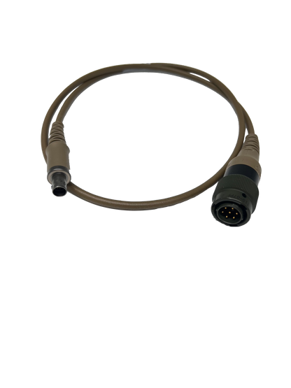INVISIO Com Cable - CC01 - 7-pin MIL C (Bowman 344/345/ 346) - Tan - 800mm