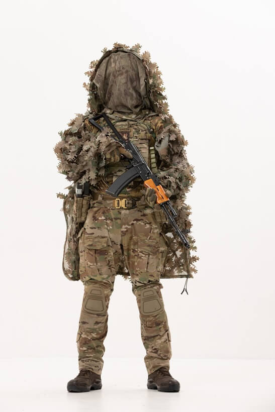 LAPA Camouflage Cape Viper Hood + cloak